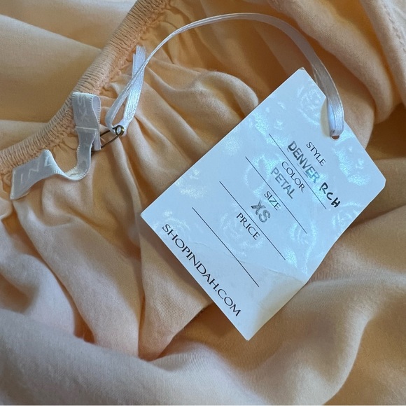 Indah Backless Deep V Halter Maxi Dress Blush Pink XS - Picture 5 of 6